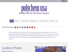 Tablet Screenshot of polychem-usa.com